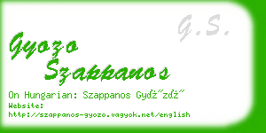 gyozo szappanos business card